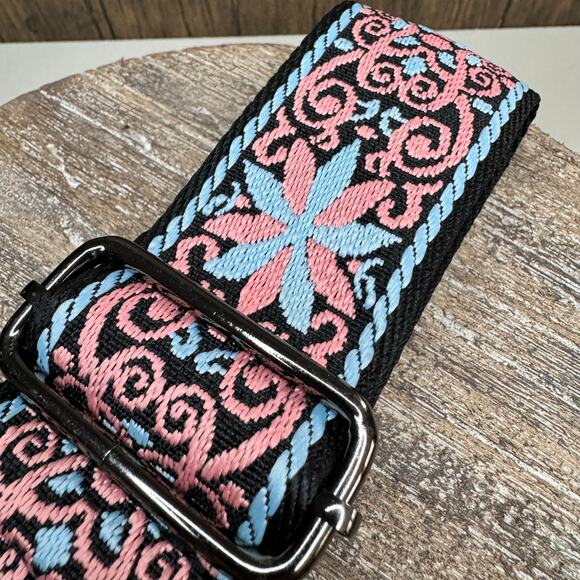 Wide Boho Purse Strap Adjustable Crossbody Guitar Strap NEW FAST SHIP - Picture 2 of 3